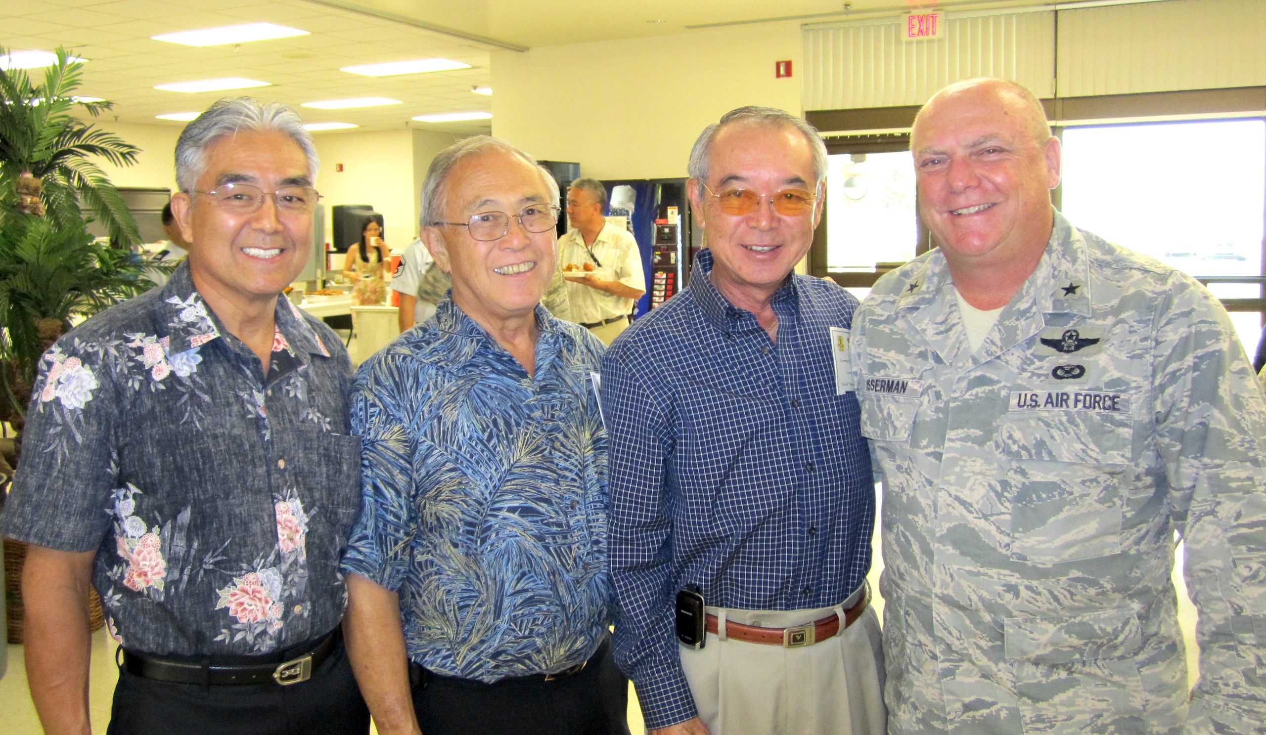 Check Six – 2010: Friends at a Retirement Ceremony