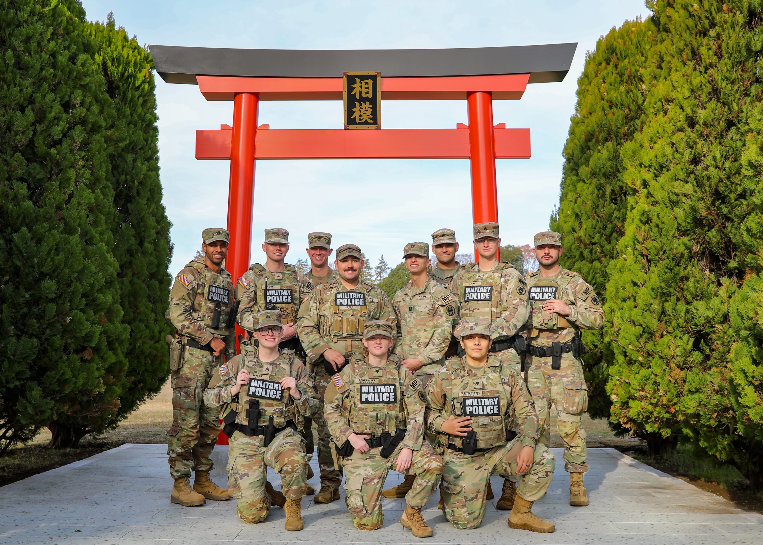 Military Police train during Yama Sakura 87