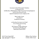 2025 Basic Leader Course Class 002-25 Graduation Ceremony