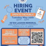 Hiring Event, first hour for veterans and military spouses -May 20, 2025