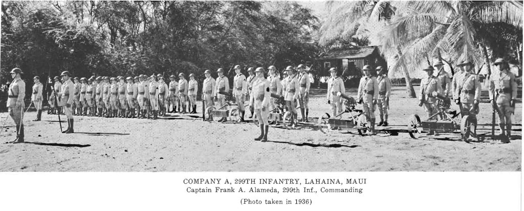 299th infantry in Lahaina in 1936