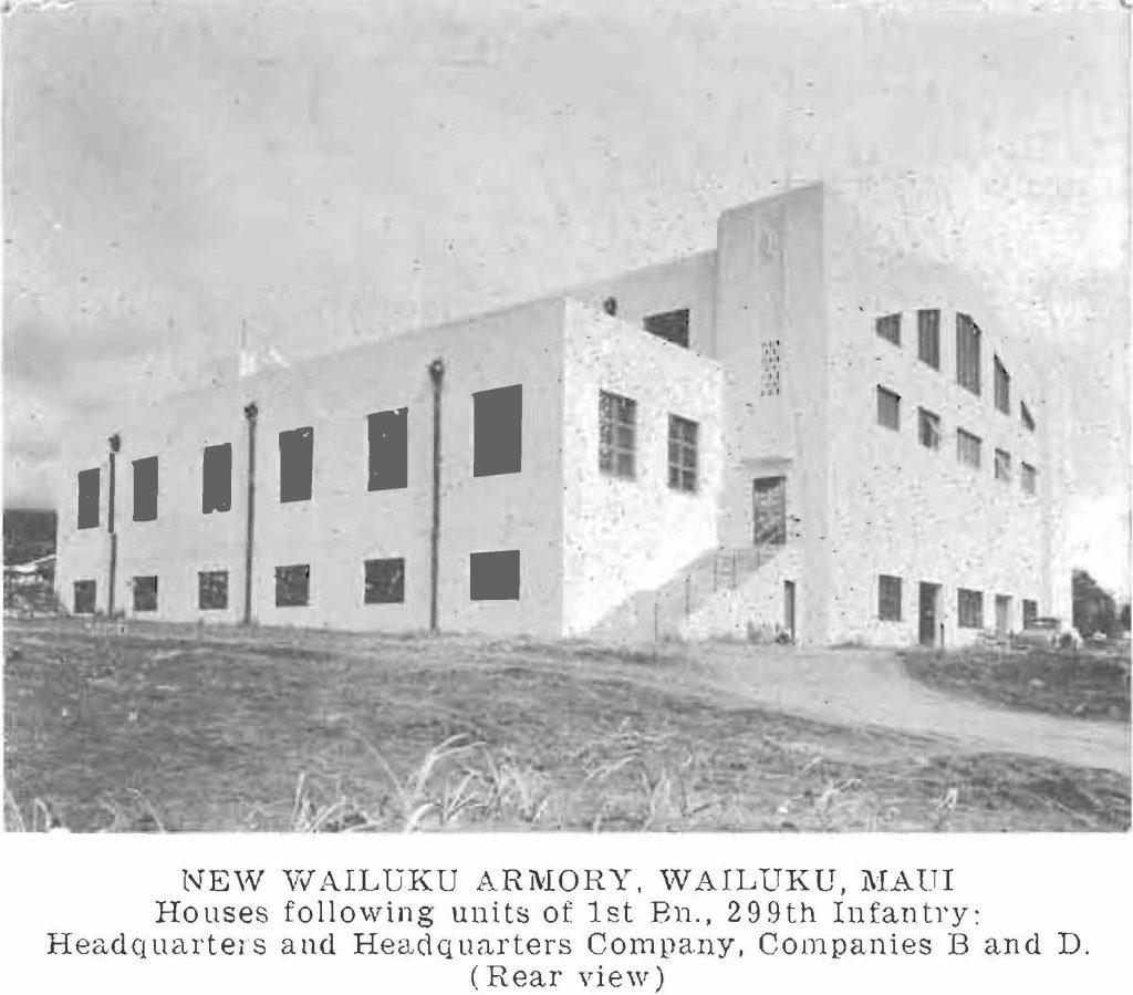Wailuku Armory 1937