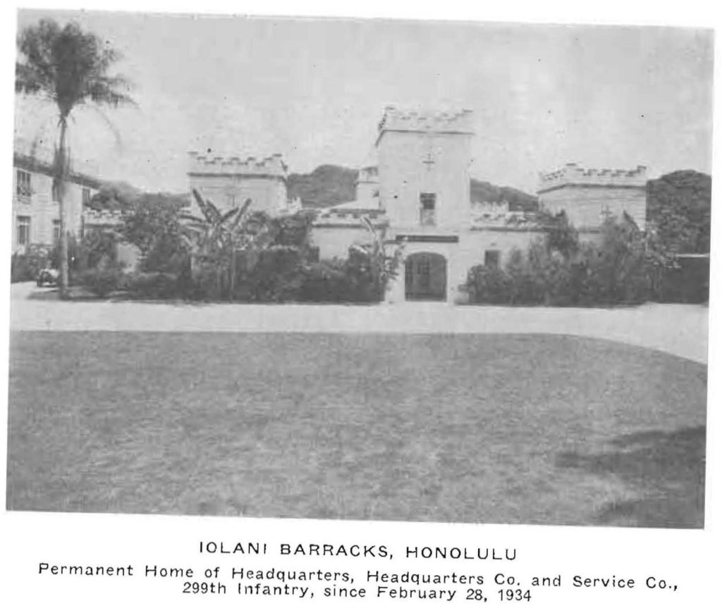 Iolani Barracks 1934