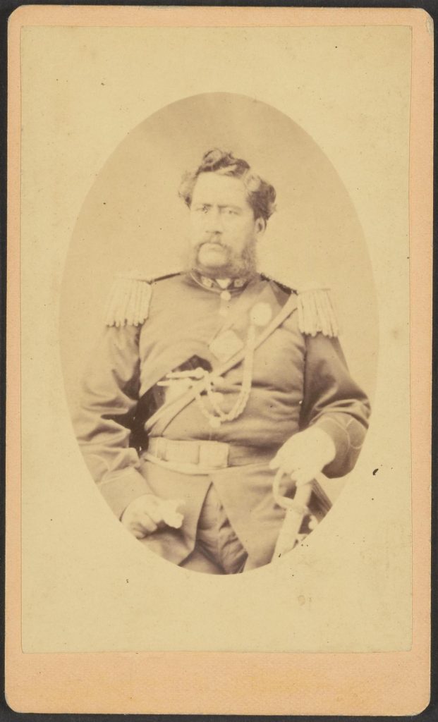 Major William L. Moehonua; Commanding Officer of Kings Guard.
