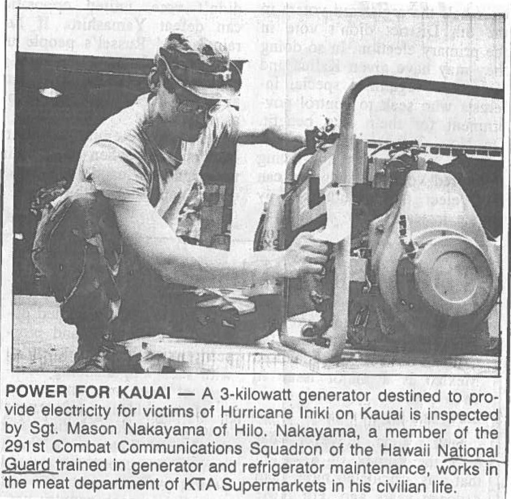 Photo from Hawaii Tribune Herald