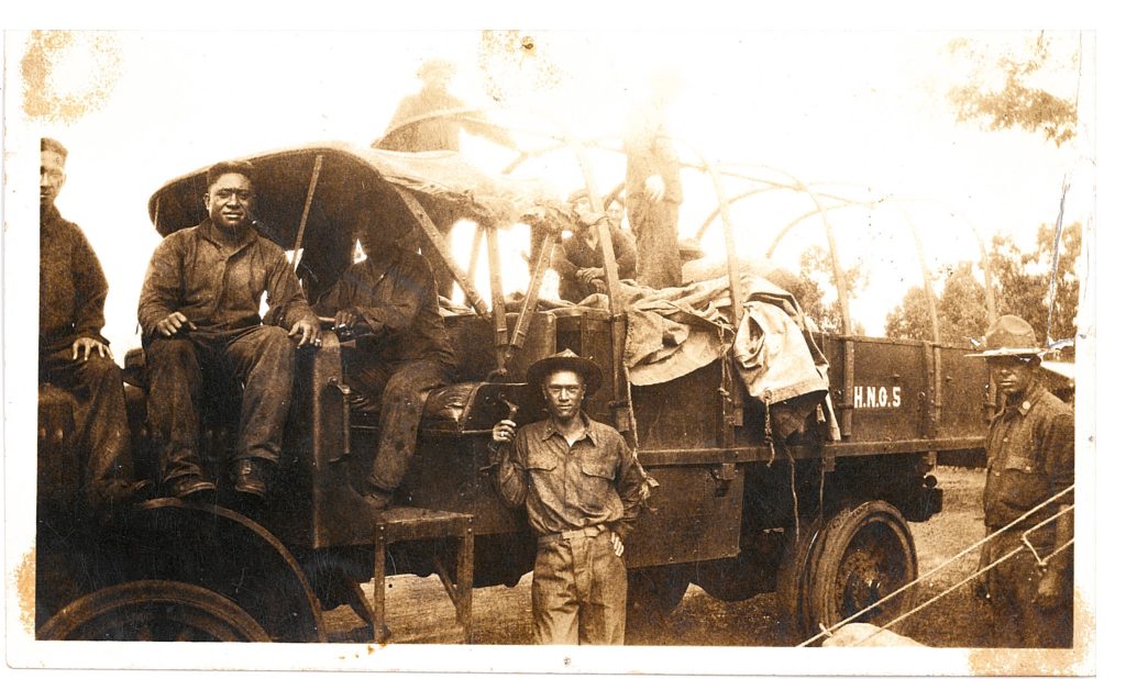 Service Company 298th Infantry at Schofield Barracks.