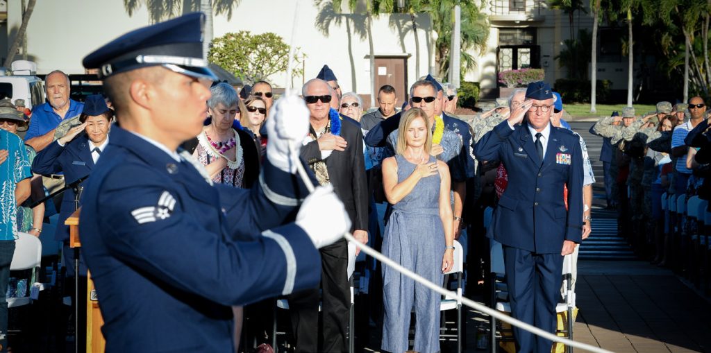 Team Hickam gathers in remembrance of Dec. 7 attacks.