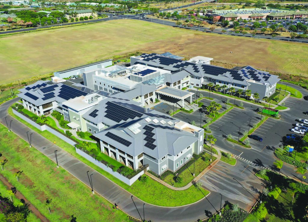An aerial view of the Daniel K. Akaka State Veterans Home in Kapolei. – Brig. Gen. (Ret) Neal S. Mitsuyoshi photo