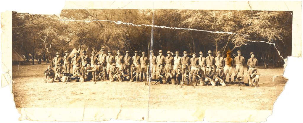 1933. Howitzer Company, 298th Infantry, Hawaii National Guard Ft. Weaver