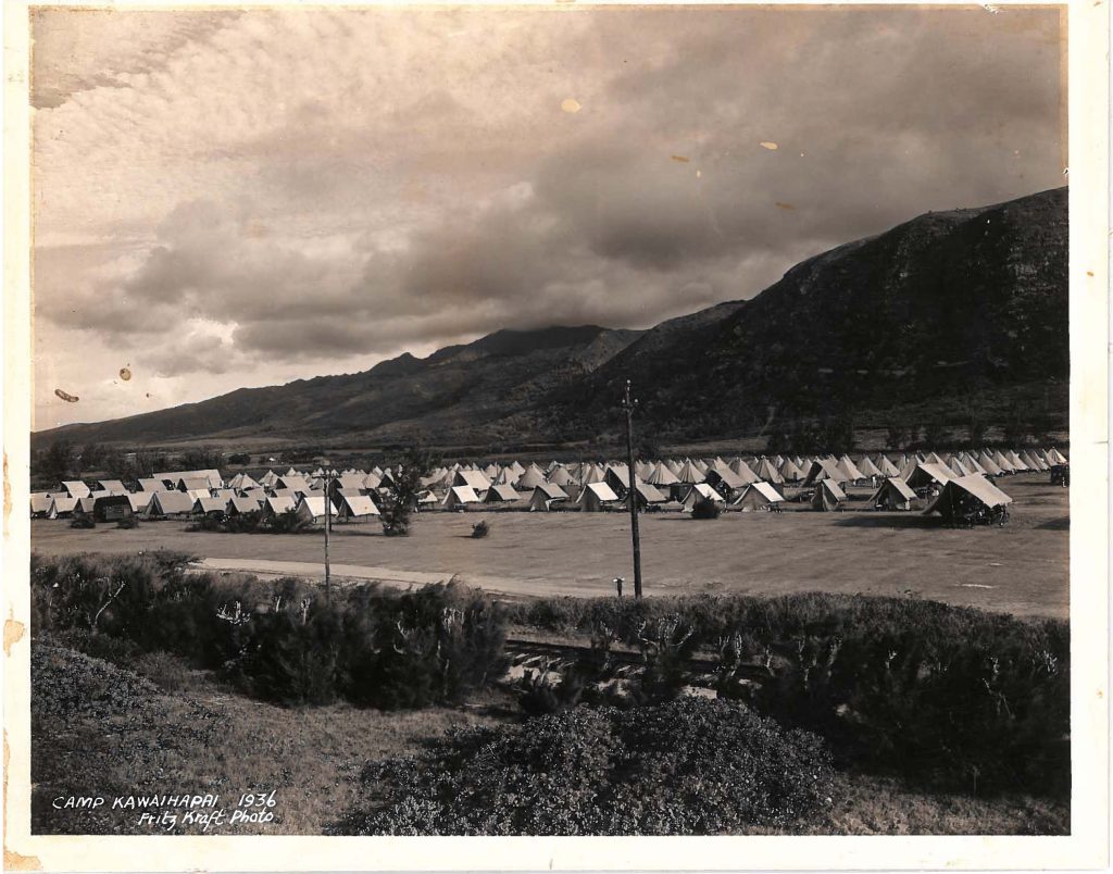 Camp Kawaihapai, Oahu - 1936